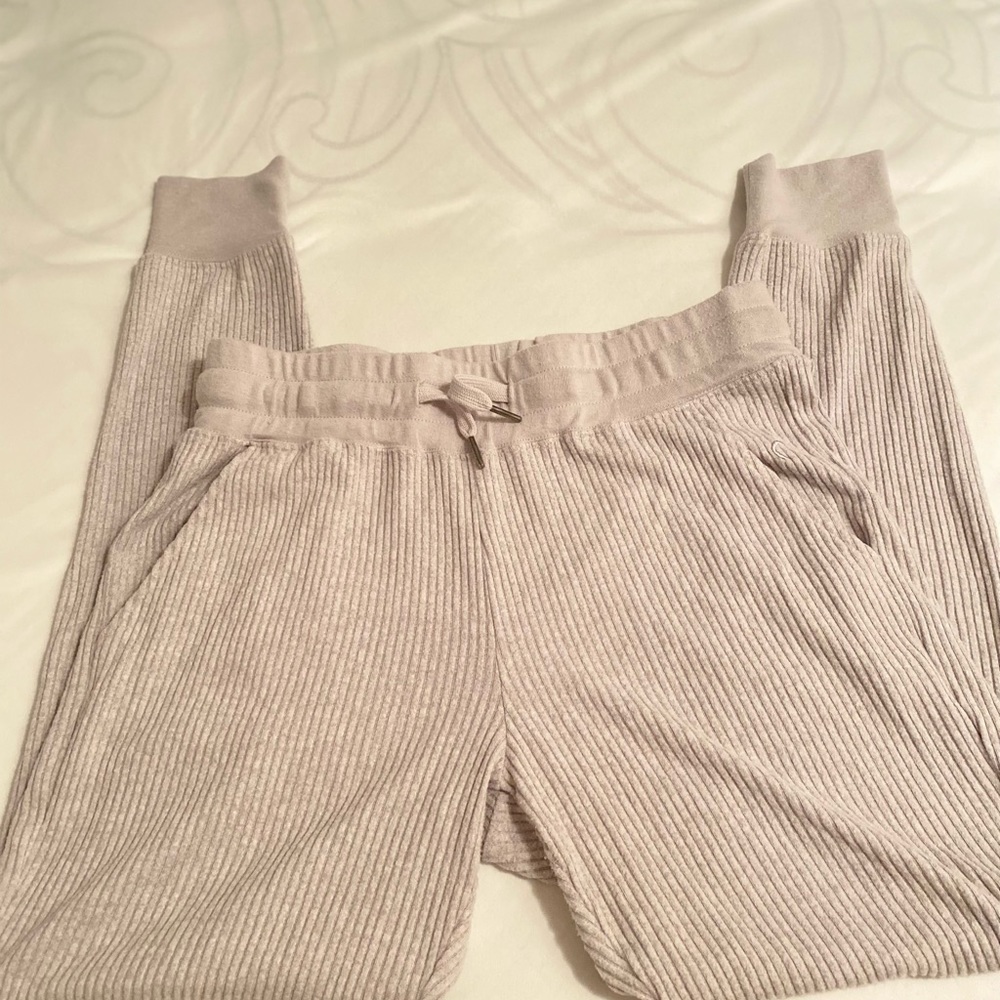 Comfy Zyia joggers. Oatmeal color.